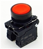 PBC-XB5AA42  REPLACEMENT FITS TELEMECANIQUE XB5AA42 22MM RED PUSH BUTTON MOMENTARY 1NO/1NC