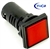 PLI-22CSQR-24V COMPACT LED PILOT LIGHT 22MM RED SQUARE 24V AC/DC