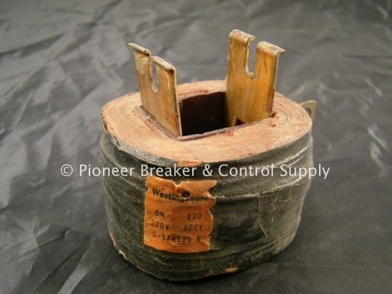 S974135B (R) DN230 WESTINGHOUSE S-974135B OPERATING MAGNETIC COIL; 220V/60HZ; FOR TYPE DN CONTACTORS