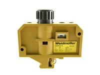 SAKS4 WEID WEIDMULLER RAIL FUSE BLOCK FOR MIDGET TYPE FUSES TYPE WILL FITS ATQ,ATM,FNQ,FLQ,MEQ