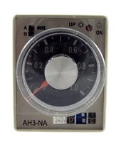 TIMER-ON-1S-10M-120V RELAY TIMER ON DELAY 1SECOND - 10MINUTES 24-120V 8PIN AH3-NA