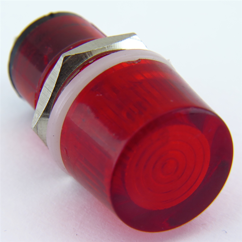 PACK OF 10 YuCo  YC-15TRT-11R-120-10 RED LED 15MM 120V AC/DC