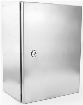 YuCo  YC-20x12x10-SS-UL-FE Fully Enclosed Stainless Steel Enclosure