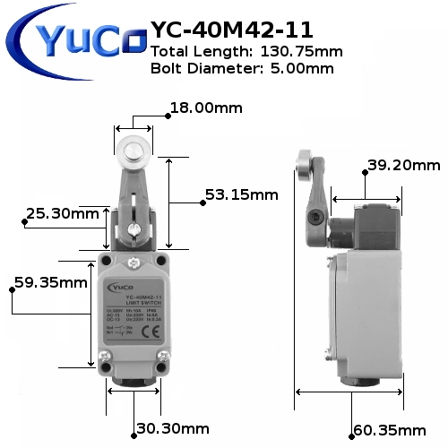 YC-40M42-11 YuCo LIMIT SWITCH