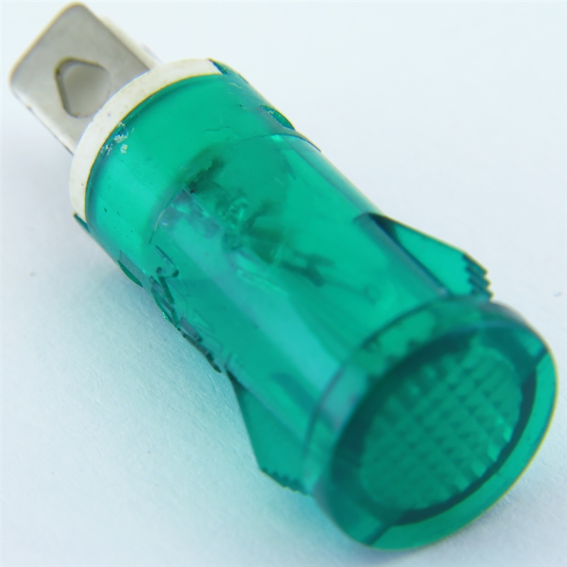 PACK OF 10 YuCo YC-9TPT-5G-12-10 GREEN LED 9MM 12V AC/DC