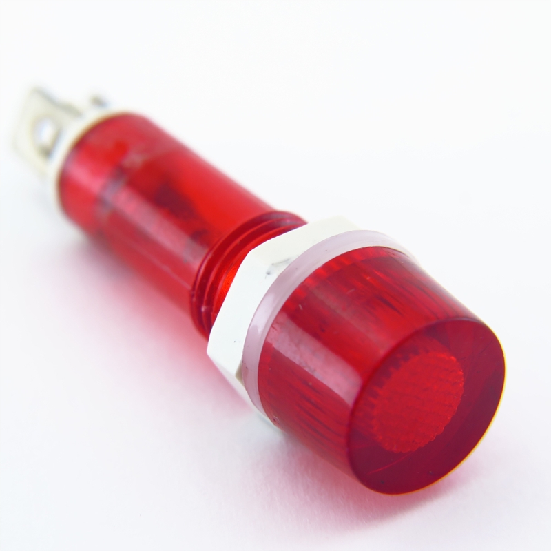 PACK OF 10 YuCo YC-9TRM-1R-24-10 RED LED 9MM 24V AC/DC