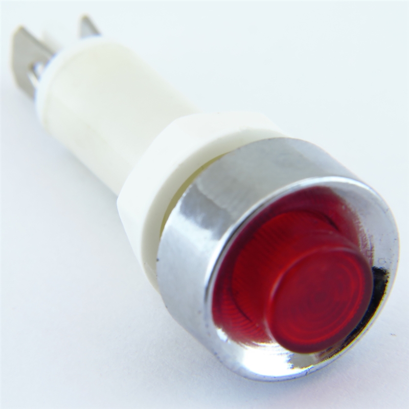 PACK OF 10 YuCo YC-9TRS-14R-12-10 RED LED 9MM 12V AC/DC