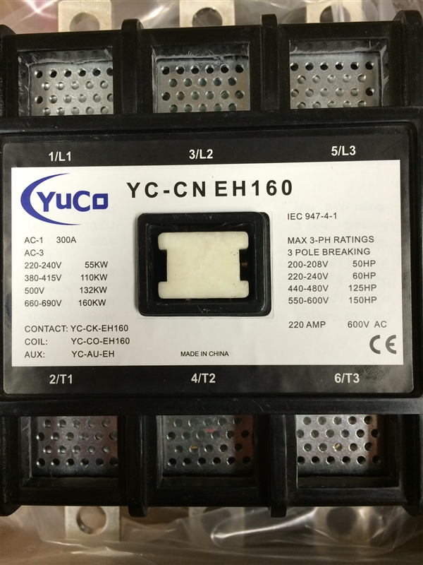 YC-CN-EH160 FITS ABB EH 160 MAGNETIC CONTACTOR