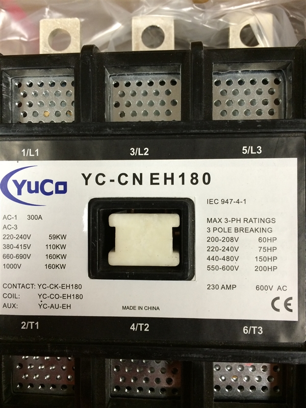 YC-CN-EH180 FITS ABB EH 180 MAGNETIC CONTACTOR