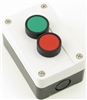 YC-MOM-E2GR22-C PB-MOM-E2GR22-C STOP START BUTTON STATION GREEN / RED PLASTIC ENC