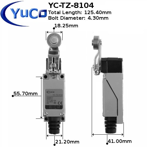 YC-TZ-8104 YuCo LIMIT SWITCH