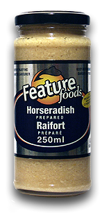 Feature Foods PREPARED HORSERADISH 250ml