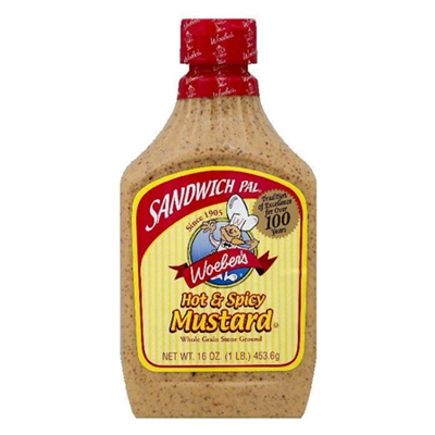 WOEBER'S HOT AND SPICY MUSTARD