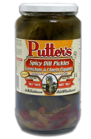 PUTTERS SPICY DILL PICKLES