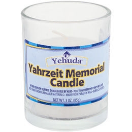 YOHRZEIT MEMORIAL CANDLE
