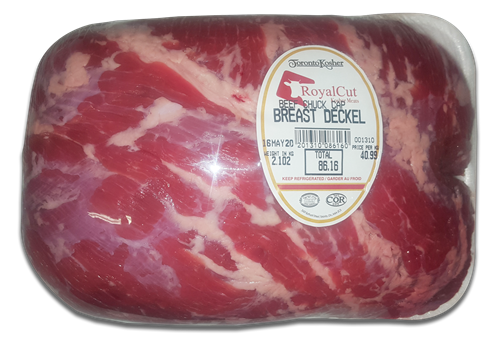 Toronto Kosher Beef Breast (Brust) Deckel Roast