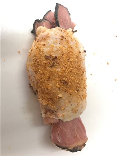 Pastrami Stuffed CHICKEN THIGHS