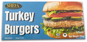 Shefa Uncooked Turkey Burgers