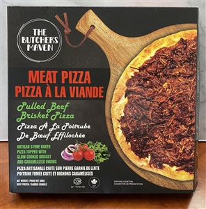 Butcher's Maven Pulled Beef Brisket Beef Pizza