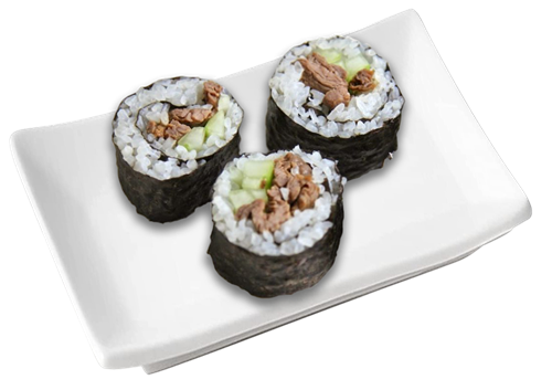 TK Sushi Pulled BBQ Beef Maki