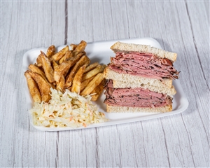 TK-TO Beef Pastrami on Rye