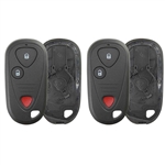 2 New Just the Case Shell Keyless Entry Remote Key Fob for Acura MDX NSX RSX (E4EG8D-444H-A, OUCG8D-387H-A, OUCG8D-355H-A)