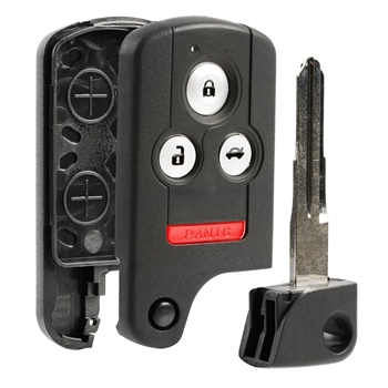 Remote Key Fob Shell Case Replacement for 2005-2013 Acura RL (ACJ8D8E24A04)