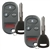 2 New Keyless Entry Remote Fob for A269ZUA108 + T5 Key fits 1998-1999 Acura CL & 2000-2001 Acura Integra