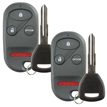 2 New Keyless Entry Remote Fob for A269ZUA108 + T5 Key fits 1998-1999 Acura CL & 2000-2001 Acura Integra