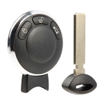 Key Fob Remote 3-Button Replacement for 2006-2014 BMW Mini Cooper Countryman Paceman (KR55WK493330)