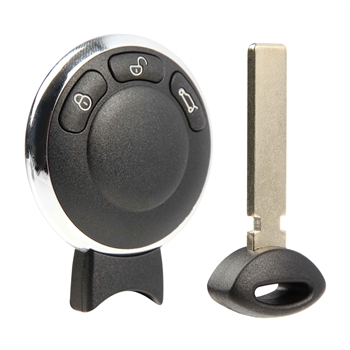Key Fob Remote 3-Button Replacement for 2006-2014 BMW Mini Cooper Countryman Paceman (KR55WK493330)