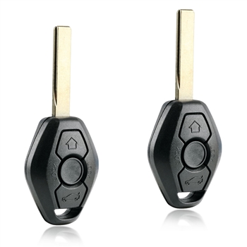 2 New Keyless Entry Remote Key Fob Smooth Style for BMW LX8 FZV
