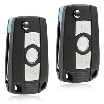 2 New Keyless Entry Remote Key Fob for BMW LX8 FZV Flip