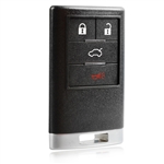 Key Fob Remote 4-Button Replacement for 2008-2013 Cadillac CTS Coupe DTS (OUC6000066)