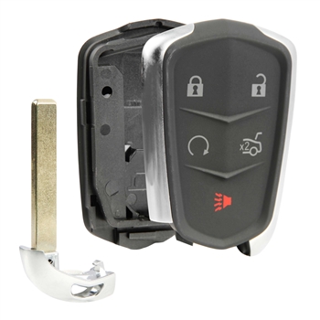 New Just the Case Keyless Entry Remote Key Fob Shell for 2014-2017 Cadillac (HYQ2AB, HYQ2EB)