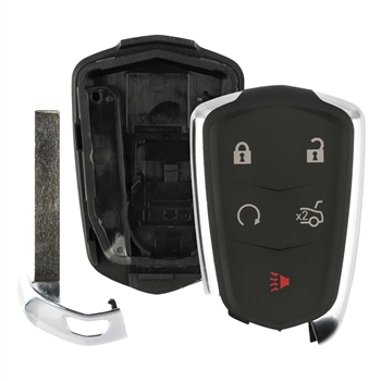 New Just the Case Keyless Entry Remote Key Fob Shell for 2014-2017 Cadillac (HYQ2AB, HYQ2EB)