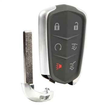 Key Fob Remote 6-Button Replacement for 2015-2020 Cadillac Escalade (HYQ2AB)