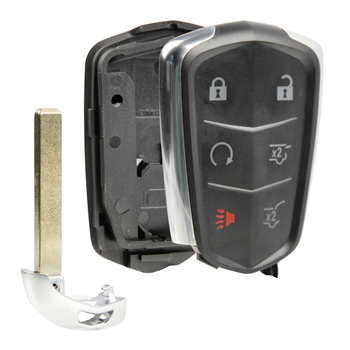 Remote Key Fob Shell Insert Case Replacement for 2015-2020 Cadillac Escalade (HYQ2AB)