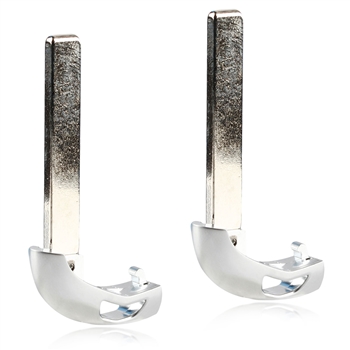 2x Remote Fob Uncut Key Insert Replacement for 2014-2021 Cadillac Escalade CT6 CTS Sedan SRX XTS XT3 (HYQ2AB, HYQ2EB)