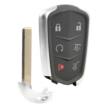 Key Fob Remote 6-Button Replacement for 2015-2019 Cadillac Escalade - 433 mhz (HYQ2EB)