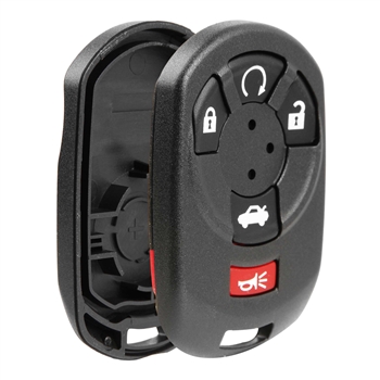 Key Fob Shell Case Replacement 5-Button for 2005-2007 Cadillac STS (M3N-65981403, 152223470)