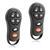 2 New Keyless Entry Remote Key Fob for 2001-2003 Town & Country, Voyager, Caravan (04686797)