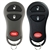 New Keyless Entry Remote Key Fob for 1999-2001 Jeep Cherokee & 1999-2004 Grand Cherokee (56036859, 56036860)