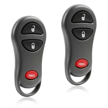 2 New Keyless Entry Remote Key Fob for 1999-2001 Jeep Cherokee & 1999-2004 Jeep Grand Cherokee (56036860)