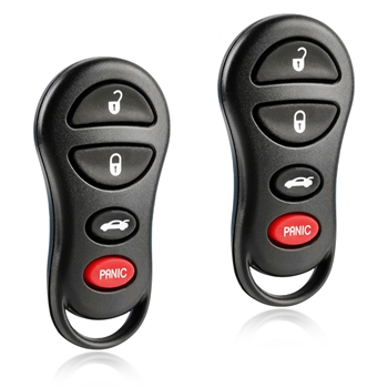 2 New Keyless Entry Remote Key Fob for 1998-2000 300M Concorde LHS Intrepid (04602268)