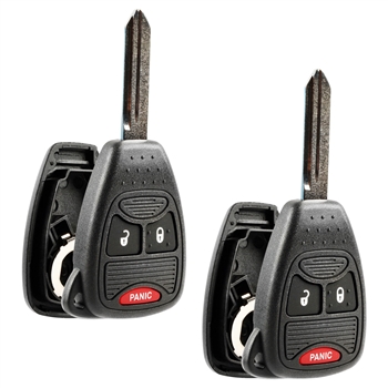 2 New Just the Case Keyless Entry Remote Key Fob Shell for Chrysler Dodge Jeep (OHT692427AA)