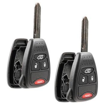2 New Just the Case Keyless Entry Remote Key Fob Shell for Chrysler Dodge Jeep (OHT692427AA)