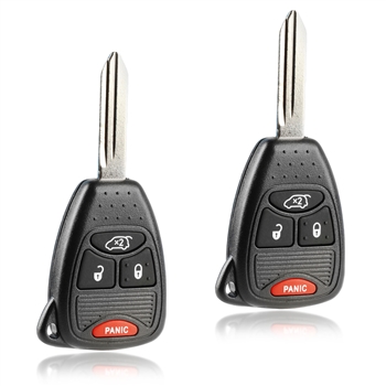 2 New Keyless Entry Remote Key Fob for Chrysler Dodge Jeep (KOBDT04A, OHT692427AA)