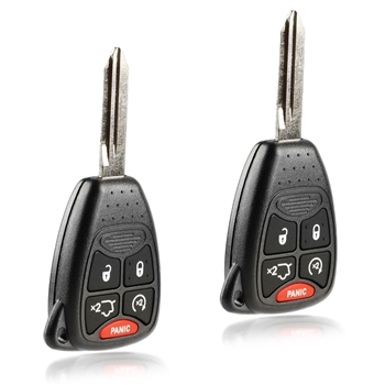 2 New Keyless Entry Remote Key Fob for Chrysler Dodge Jeep (OHT692427AA KOBDT04A)