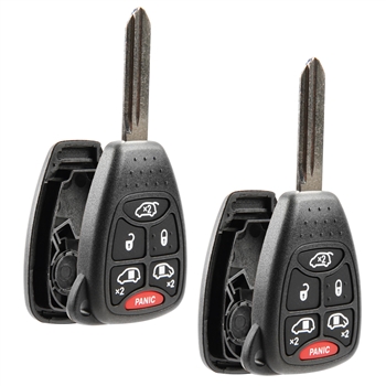 2 New Just the Case Keyless Entry Remote Key Fob Shell for Town & Country Grand Caravan (M3N5WY72XX)